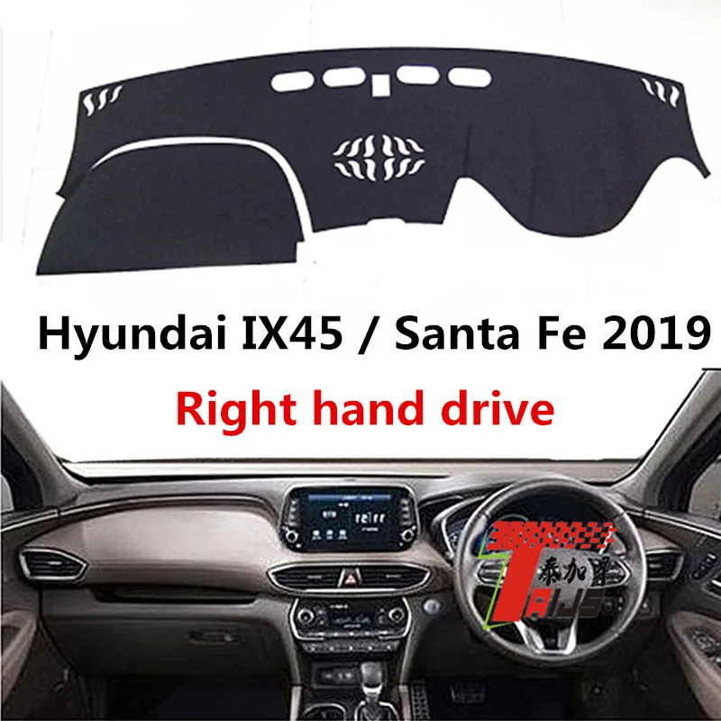 TAIJS automašīnas paneļa, Saules Aizsardzības pārklājums par Hyundai IX45 2019 labo roku vadīt Auto paneļa paklājiņš spilventiņu Hyundai Santa Fe 2019