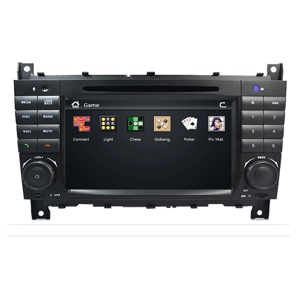 2 DIN Auto DVD GPS For Mercedes/Benz W203 W209 W219 W169 A160 C180 C200 C230 C240 CLK200 CLK22 radio stereo