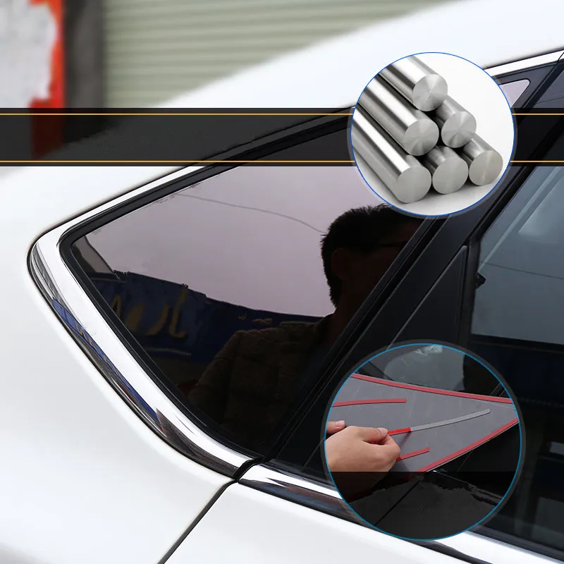 Auto stiklu vizuļi ārējo apdari trīsstūrveida logu apdare apdare auto Piederumi Nissan Sentra 2013-2018