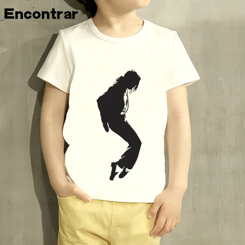 Bērniem MJ Michael Jackson Dizaina Baby Zēni/Meitenes TShirt Bērniem Smieklīgi Īsām Piedurknēm Topi Bērniem Gudrs T-Krekls,HKP713