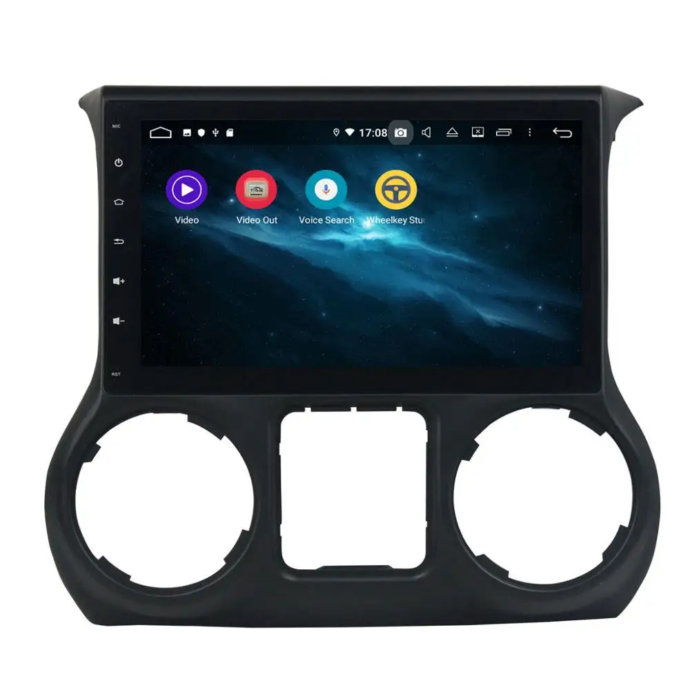 Android 9.0 DSP Auto GPS Navigācija radio Jeep Wrangler 2013-2018 Multimediju Atskaņotājs, Radio, Touch Screen Audio Head Unit Ne DVD