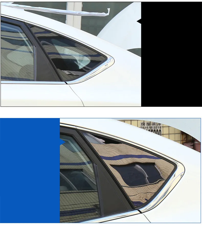 Auto stiklu vizuļi ārējo apdari trīsstūrveida logu apdare apdare auto Piederumi Nissan Sentra 2013-2018