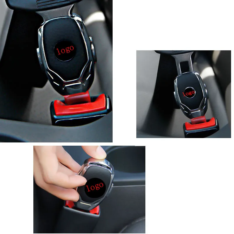 Auto Drošības Sprādzes Pagarināšanu trokšņu slāpētājs Extender Aizdare Ievietojiet Kontaktdakšu Klipu par Tesla Model 3 X Modelis Y Cybertruck PAR Mazda 2 3 5 6